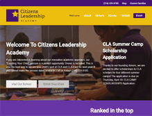 Tablet Screenshot of citizensleadership.org